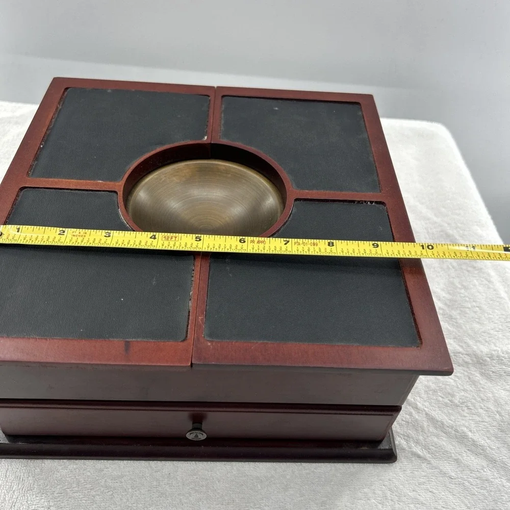Vintage The Bombay Company Valet Box Change &‎ Key Holder Desk Organizer Display
